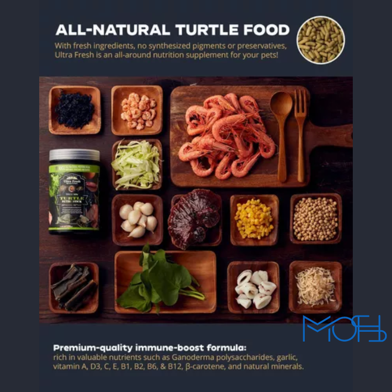 Ultra Fresh Nutri Sticks para Tortugas Acuáticas Bebé - Imagen 3