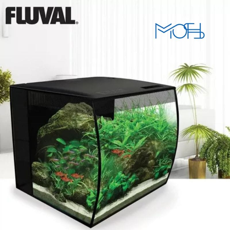 Acuario Premium Fluval Flex Curvo 123L