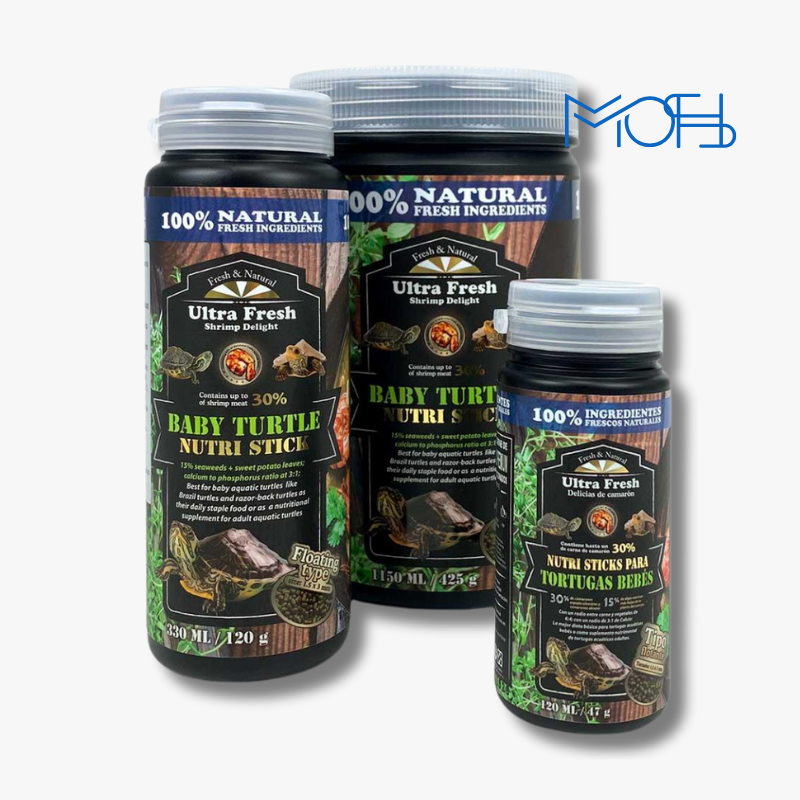 Ultra Fresh Nutri Sticks para Tortugas Acuáticas Bebé